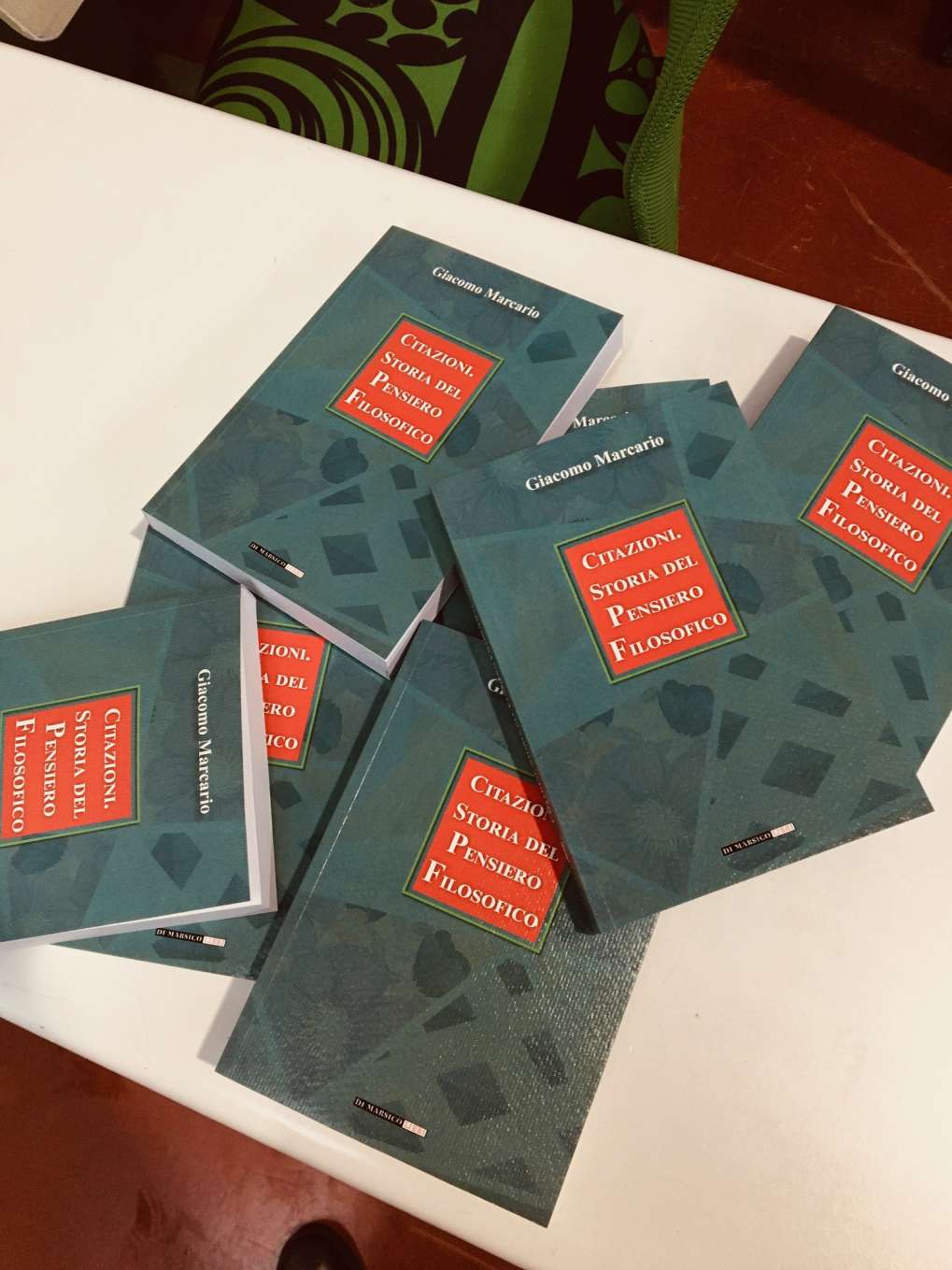 Giacomo Marcario | Citazioni. Storia del Pensiero Filosofico